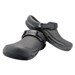 Crocs Black Bistro Pro LiteRide Work Clog Size Womens 7 / Mens 5